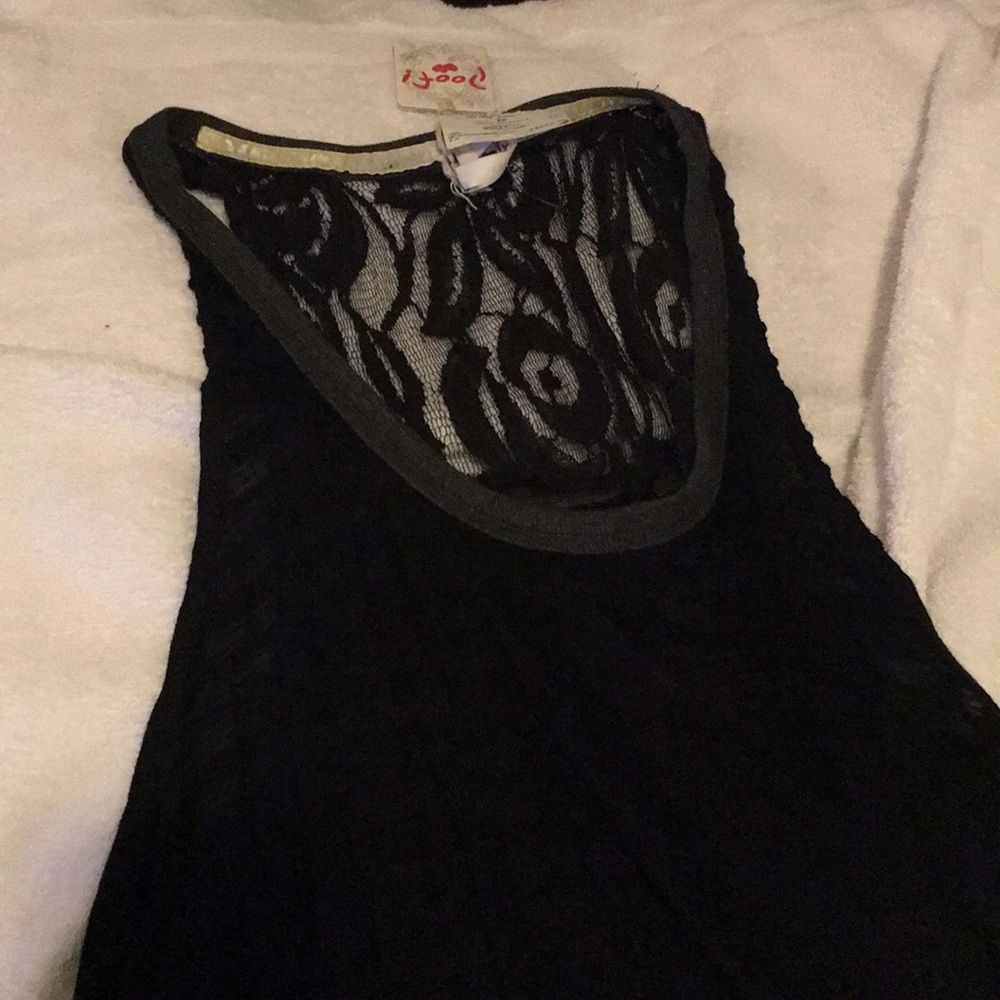 Black Lace Tank Top
